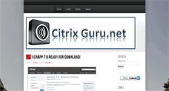 Desktop Screenshot of citrixguru.net